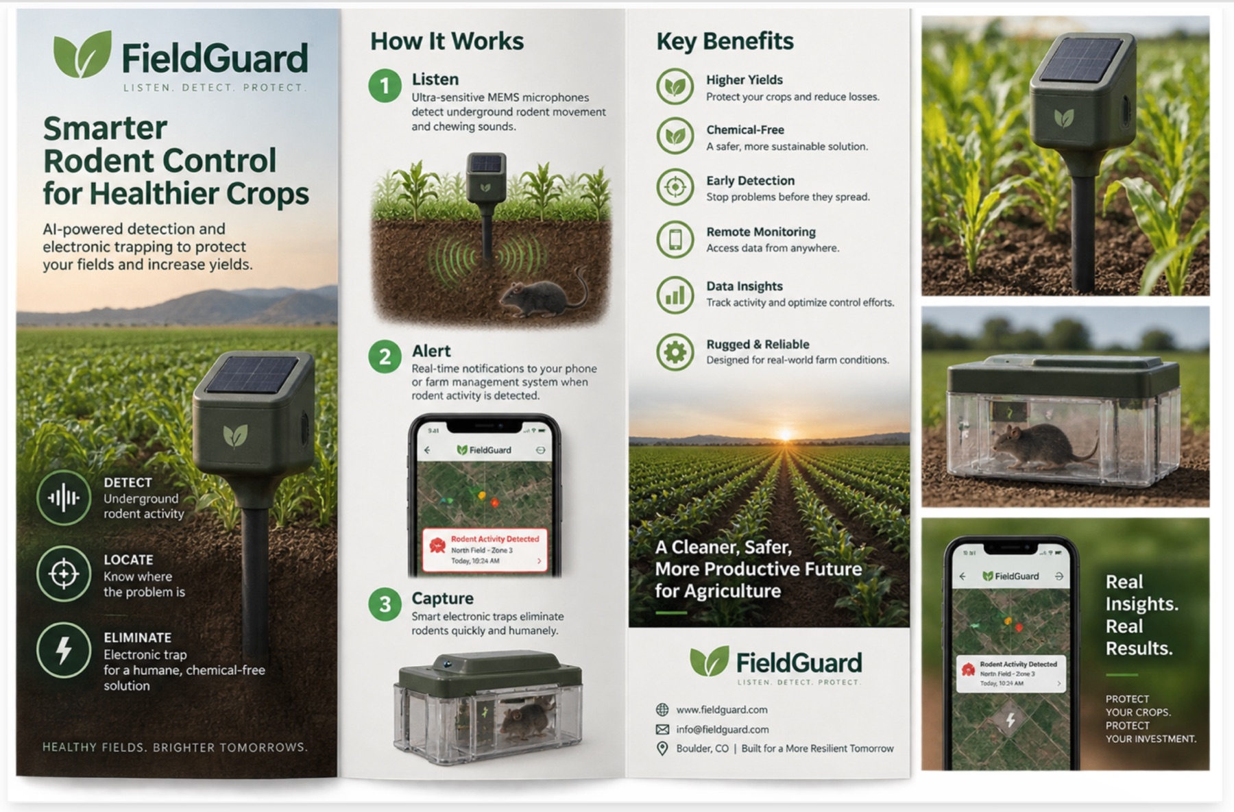 FieldGuard brochure: smarter rodent control for healthier crops